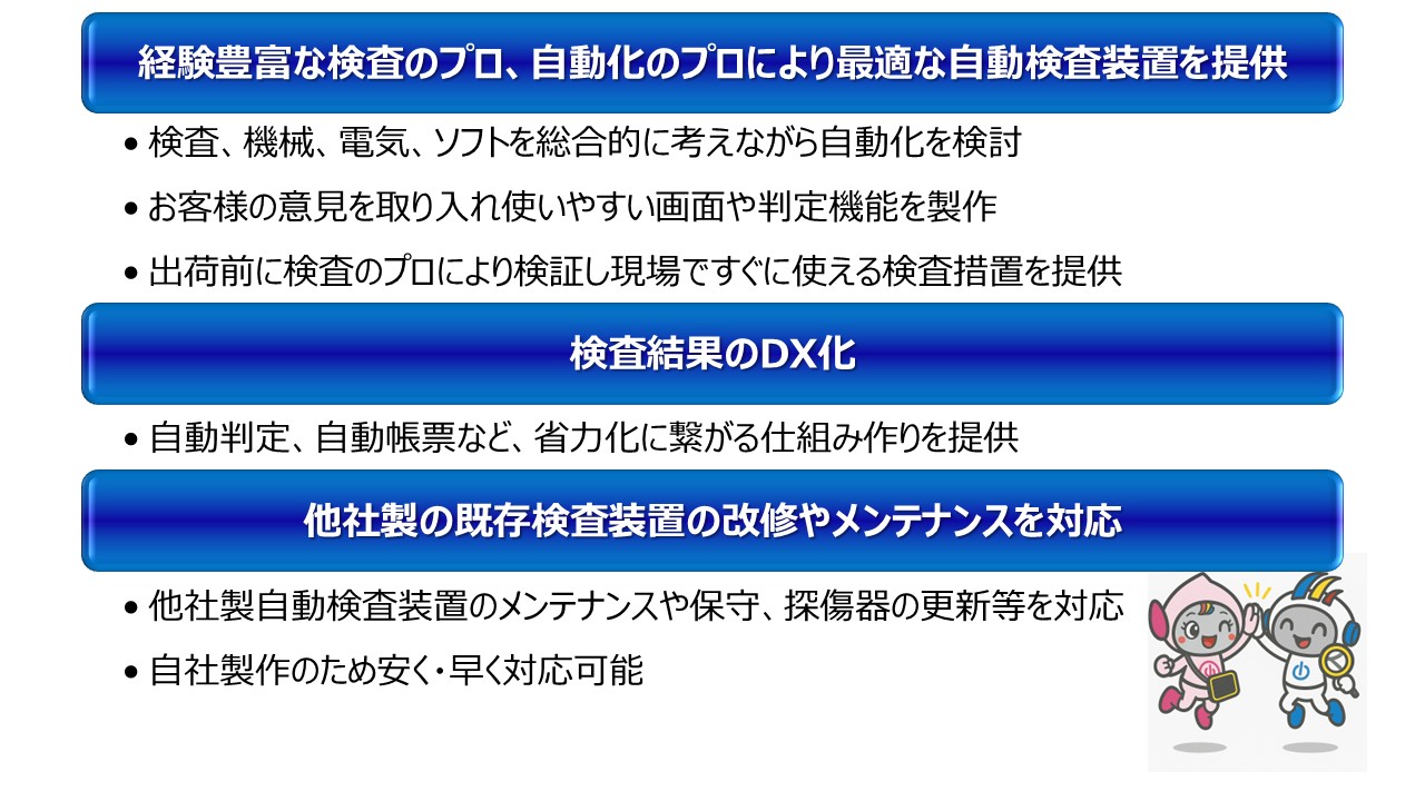 検査ソリューション事業 | 非破壊検査のスルガ検査｜超音波探傷検査